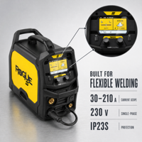Poste à souder portable multi-processus ESAB Rogue EMP 210 PRO MIG MAG MMA TIG Inverter Monophasé 230V pour la réparation