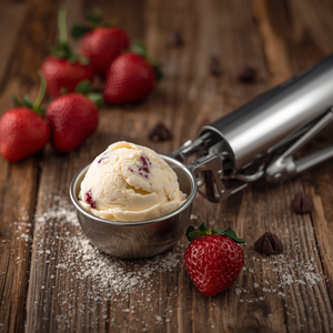 Cuchara para helado de acero inoxidable de calidad profesional, utensilio duradero para servir postres, para cafeterías, restaurantes y tiendas - Product Image 3