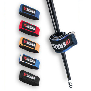 Sangles élastiques Lushazer Magic Binding Rod Straps pour la pêche à la ligne, équipement de pêche en plein air, avec logo personnalisable - Product Image 5