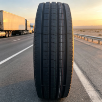 Pneu de camion à faible profil de roulement 255/70R22.5 de la meilleure marque, motif de pneu de remorque pour la maintenance et la livraison urbaine à Houston et à New York