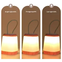 Mini tente lumineuse de camping de conception moderne veilleuse chaude non éblouissante pour la lampe de table de chevet en plastique de coupe d'ongles de bébé