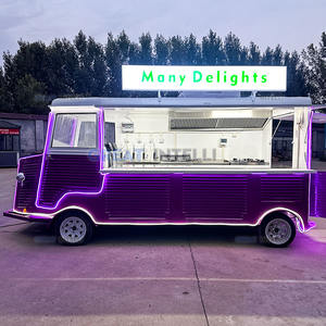 Nouveau camion de nourriture Hot Dog van chariot à café voiture mobile équipement de fourgon de nourriture avec cuisine extérieure de camion de nourriture entièrement équipée électrique - Product Image 2