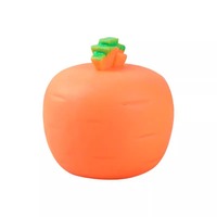 Jouet anti-stress en plastique en forme de carotte, radis ou lapin, à presser, gadget de décompression unisexe pour plus de 14 ans