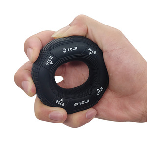 Anneau <span class=keywords><strong>de</strong></span> préhension en silicone XLAN 20-90 livres, pour exercices des doigts et <span class=keywords><strong>de</strong></span> l'avant-bras, entraînement <span class=keywords><strong>de</strong></span> force et soulagement du stress, entraîneur <span class=keywords><strong>de</strong></span> poignet - Product Image 3