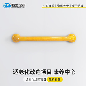 Barre d'appui de sécurité pour salle de bain, main courante antidérapante en acier inoxydable pour toilettes et douche, capacité de charge de 150 kg, design moderne HS-024A - Product Image 5