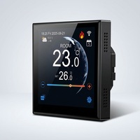 Thermostat de chauffage au sol intelligent WIFI avec commande vocale Alexa, thermostat Tuya programmable hebdomadaire