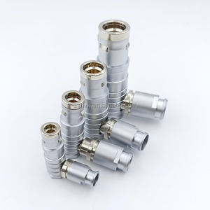 Connettore autobloccante circolare in metallo Push-pull, spina aeronautica impermeabile ad alta precisione serie K 2 <span class=keywords><strong>Pin</strong></span> gomito a 90 gradi - Product Image 5