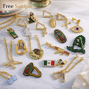 Cadena para Gorra con Diseño de Santo Católico Personalizado, Esmaltada, con Pasadores Seguros para Gorras de Béisbol y Sombreros, Gran Venta - Product Image 1