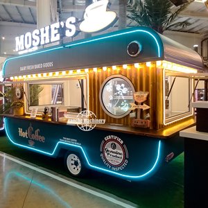 Carrito de Comida Móvil, Quiosco para Venta Ambulante de Waffles, Crepas, Helados, Café y Otros Alimentos - Product Image 3