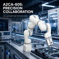 A2CA-605 Brazo Robótico Colaborativo de 6 Ejes, Cobot Ligero para Ensamblaje, con Caja de Engranajes, Rodamientos, Motor y PLC, Nuevo Cobot Ligero