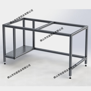 Chuangying Custom Workbench Aluminum Stair Metal Railing Industrial Automation Workshop Equipment Platform - Product Image 5