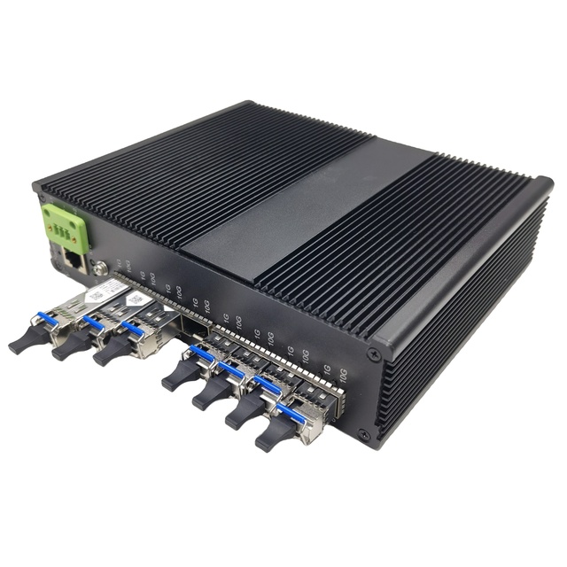 Network Switch 8 Port 1G/10G SFP Switch Managed Industrial Switch