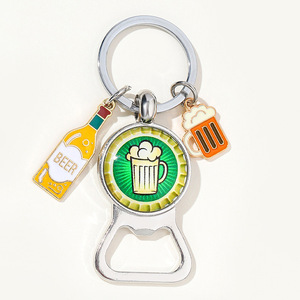 Décapsuleur en métal portable pour bouteilles de bière, porte-clés de <span class=keywords><strong>voiture</strong></span>, cadeau Fête des Pères pour papa - Product Image 3