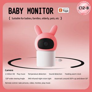 2MP bé giám sát Wifi Camera giám sát từ xa hồng ngoại tầm nhìn ban đêm phát lại âm thanh phát hiện nhiệt độ - Product Image 2