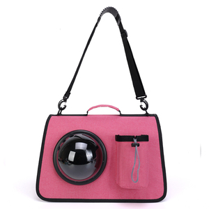 Transparent Oxford Fashion Pet <b>Backpack</b> for Small Dogs <b>Cats</b> and Birds Travel Puppy Carrier - Product Image 1