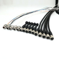 Connecteur de câble sous-marin étanche IP69K en acier inoxydable mâle/femelle L-Ultra Small 28-Core Deepwater Power Seaconn 3P 4P 6P