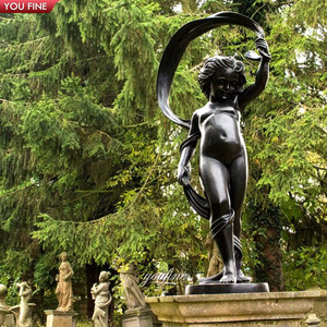 Escultura de Bronce Fundido de Tamaño Real de una Bailarina, Estilo Moderno para Jardín Exterior - Product Image 3