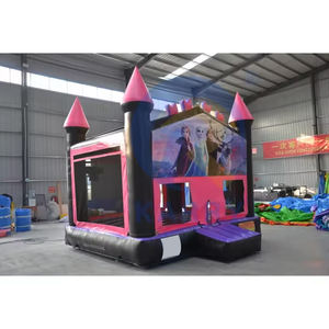 Château gonflable géant personnalisé avec bannière pour fêtes, location de château gonflable pour enfants - Product Image 2