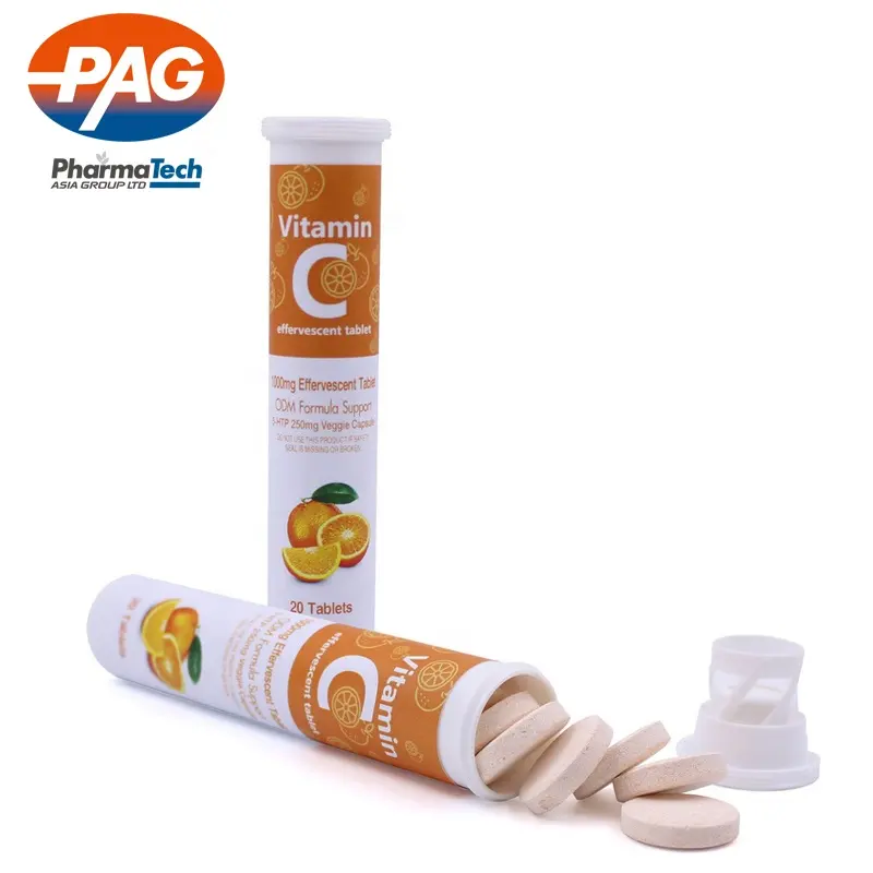 Supplement Manufacturer GMP Brand Super Immune Vitamin C VC Effervescent Tablet