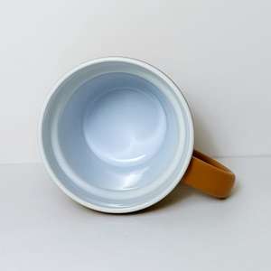 Custom Ceramic <b>Mug</b> With Handle Single Cup For Giveaways Zibo Made Part Number 7111 - Product Image 3