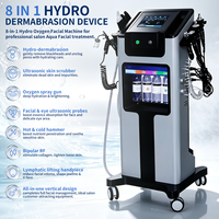 Machine de soin du visage Hydro Beauty en gros, Aqua Peeling Oxygen Jet 8 en 1, appareil de nettoyage de la peau, prix d'usine
