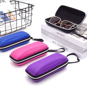 กล่องใส่แว่นกันแดดทำมือสีทึบราคาถูก, บรรจุภัณฑ์แบบมีซิป, กล่องใส่แว่นตาดีไซน์เนอร์, กล่องใส่แว่นกันแดด - Product Image 3