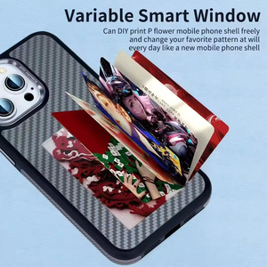 NFC Hiển Thị Thông Minh E Ink Màn Hình Điện Thoại Trường Hợp Không Thấm Nước Tự Làm Điện Thoại Di Động Bìa Đối Với iPhone 13 14 15 Pro Max - Product Image 3