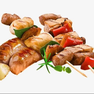 4.0mm * 6 8 10 12 pouces bâtons de <span class=keywords><strong>brochette</strong></span> en bois de bambou écologiques brochettes de kebab <span class=keywords><strong>turc</strong></span> bâtons de barbecue - Product Image 1