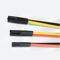 Manchons de raccordement intermédiaire thermorétractables HDS 1kV pour câbles, en PE, diamètre 2,5 mm, colorés et personnalisables