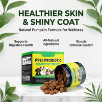Probiotiques Essentiels pour la Santé des Chiens, Soins Intestinaux, Probiotiques pour Animaux de Compagnie sous Forme de Friandises Molles, Soins Nutritionnels Quotidiens pour Chiens