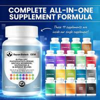 Vente en gros OEM en vrac – Capsules de Vitamine C, D3, E et Phosphatidylsérine (60, 90, 120 unités) pour la mémoire