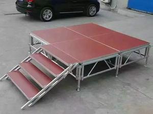 Có thể điều chỉnh chiều cao di động mô-đun Hợp kim nhôm giai đoạn nền tảng 300kg Tải Công suất nhanh chóng cài đặt gấp TUV chứng nhận - Product Image 6
