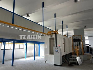 Новая фабрика Ailin, сертифицированная на заказ интеллектуальная автоматическая система порошкового покрытия, многоциклонная печь для отверждения сжиженного нефтяного газа - Product Image 2