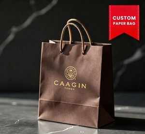Bolsas de Papel para Empaque Personalizables al por Mayor con Impresión en Dorado, Marca OEM/ODM, Impresión de Superficie Personalizable - Product Image 1