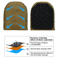 Gilet tactique en nylon 500D, style MOLLE, gilet modulaire avec trois poches frontales, gilet d'entraînement extérieur réglable, gilet utilitaire durable