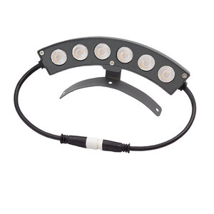 Pilar que sostiene la luz Decoración Aro Lámpara Bisagra Cilindro Paisaje Iluminación Costa Playa Coco Palmera Luces - Product Image 6