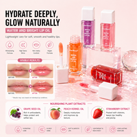 Aceite Labial Mate para Labios Secos, Fórmula Hidratante, Admite Logotipo Personalizado, Aspecto Natural con Acabado Brillante y Sutil