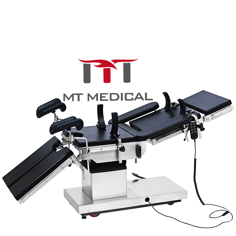 HOCHEY MEDICAL Electric Supplies Stainless Steel Manual Maternity Delivery Bed Hydraulic Gynecological Exam Bed Patient Chair
