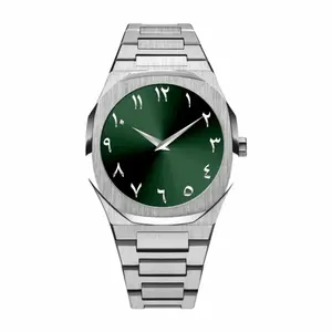 40mm piccolo MOQ Private Label OEM Ultra sottile arabo numero impermeabile di lusso unico di tendenza minimalista orologio da polso per gli uomini