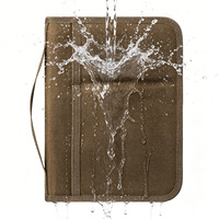 Housse de transport pour Bible pour hommes, étui de protection pour Bible avec poignée et poche zippée, cadeau chrétien