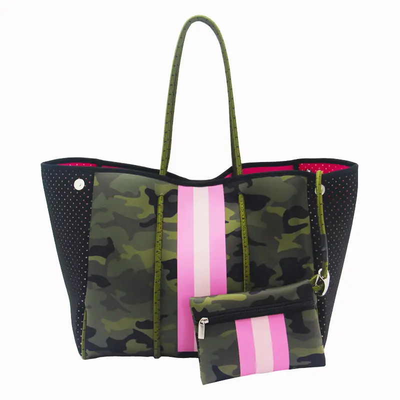 Borsa di lusso per donna impermeabile in neoprene borsa a tracolla borsa da viaggio shopping da spiaggia tote bag