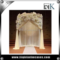 Système portable de poteaux et de rideaux pour événements, support de toile de fond pour mariages, fêtes et expositions