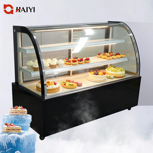 Commercial Cake Display Refrigerator with <b>Air</b> Cooling Stainless Steel Adjustable Shelves for Tiramisu Cake - Product Image 1