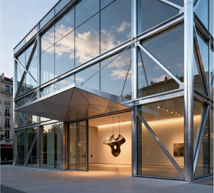 Bâtiments commerciaux modernes en acier préfabriqué, salles d'exposition, restaurants, bureaux, librairies, cafés - Product Image 2