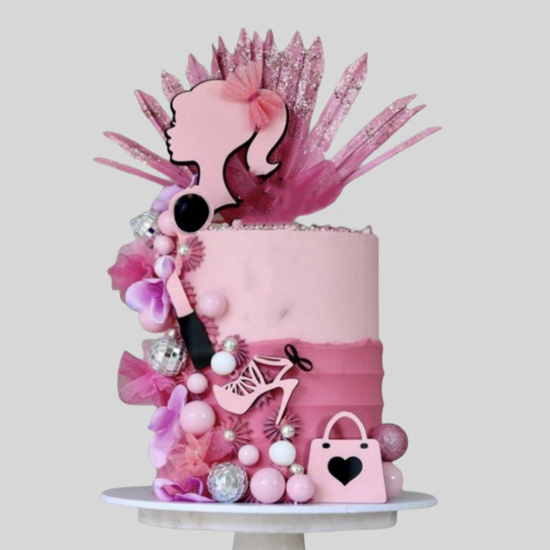 ชุดอะคริลิกบาร์บี้ 4 ชิ้น