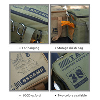 Sac de rangement pour le camping, organiseur d'ustensiles de cuisine, équipement de plein air et accessoires de transport