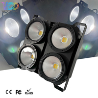 4 projecteurs LED COB 450W à 4 yeux, éclairage de scène professionnel pour public, DMX, DJ, discothèque, bar, fête, mariage, lumière matricielle LED chaude