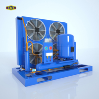 Unité de condensation semi-hermétique Maneurop à refroidissement par air 5HP 10HP, compresseur Danfoss, unité de réfrigération pour chambre froide basse température