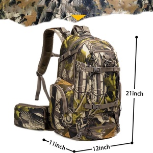 Mochila táctica impermeable <span class=keywords><strong>para</strong></span> senderismo al aire libre, arnés binocular de gran capacidad, soporte de arco <span class=keywords><strong>para</strong></span> caza, equipo de marco externo - Product Image 2