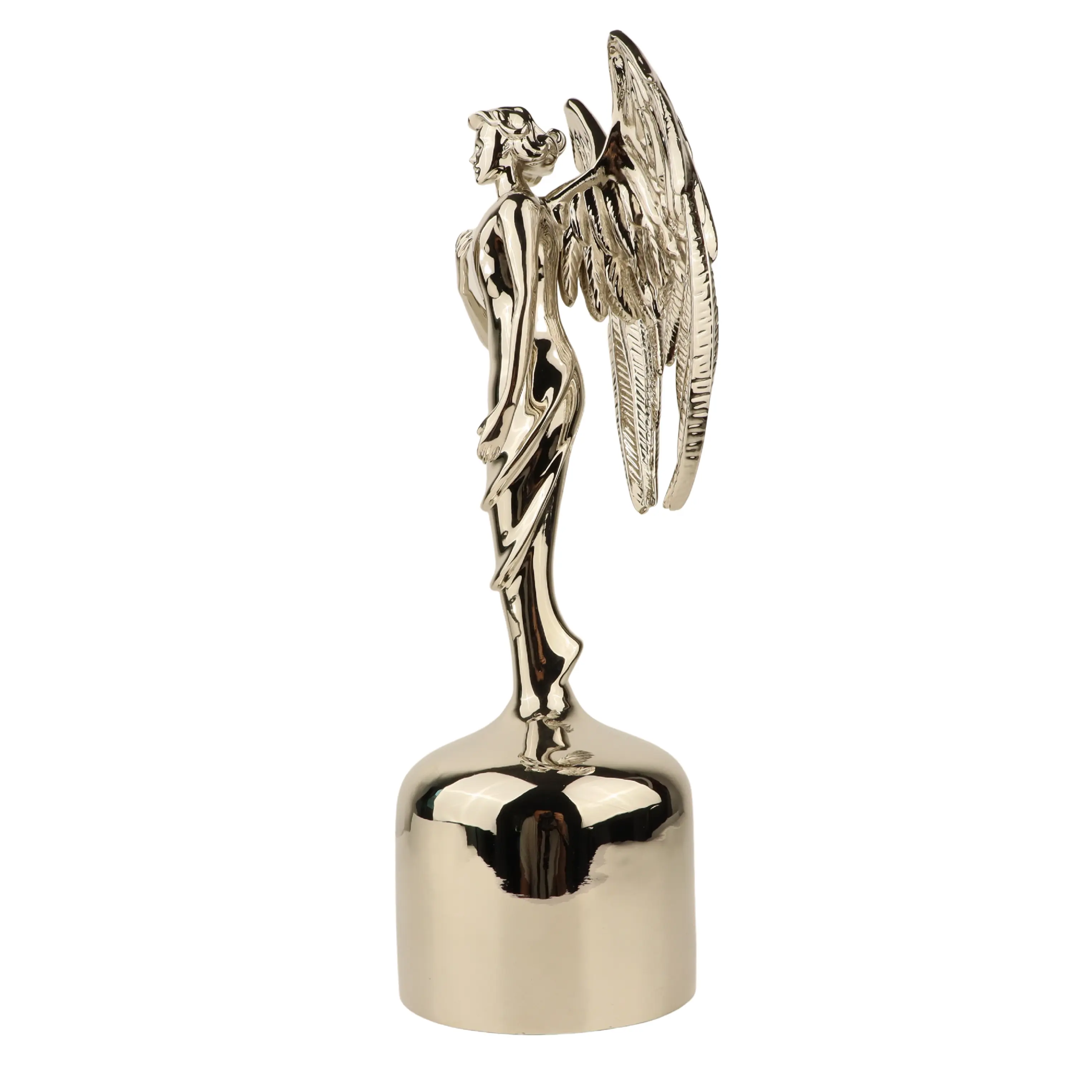 Métal Artisanat 36cm Métal Or Argent Trophée Award Coupe Reine des Coeurs Trophées Femme Statue Métal Médailles et Trophées